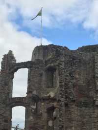 Dragons at Caerphilly Castle