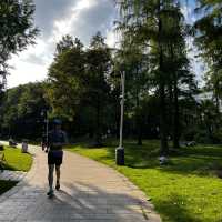 A Very Lively Park in Hongqiao Area