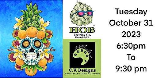Halloween Paint & Sip Party! HOB Brewing Co. Duned | House of Beer