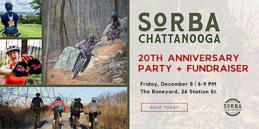 SORBA Chattanooga 20th Anniversary Party + Fundraiser | The Boneyard, Station Street, Chattanooga, TN, USA
