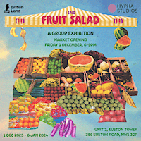 Private view: “I SAID FRUIT SALAD [!!!]” by Sara David and Alexis Parinas | Hypha Studios Euston Tower