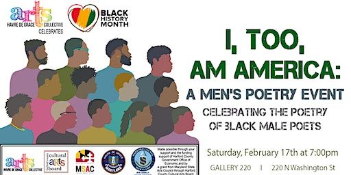 I, Too, Am America: A Men's Poetry Event | 220 N Washington St