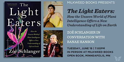 In Person: Zoë Schlanger Book Launch at Milkweed Books | Milkweed Books