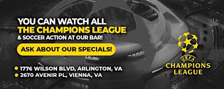 To Be Determined - #UEFA Champions League Finals #ViennaVA #WatchParty | Inca Social