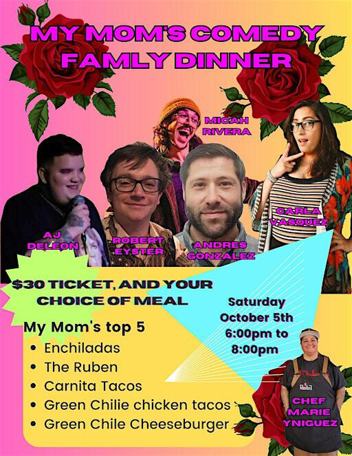 MY MOM'S COMEDY FAMILY DINNER | My Moms