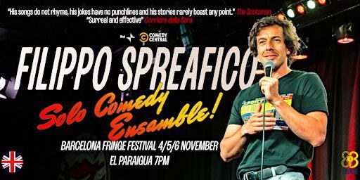 Filippo Spreafico · Solo Comedy Ensamble · BCN Fringe · EN | Belgian Beers and Food Bar & Cafe - IMPRFCTO