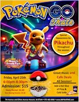 Pikachu Skate | Branch Brook Park Roller Skating Center