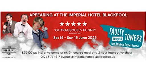 Faulty Towers Dining Experience | The Imperial Hotel