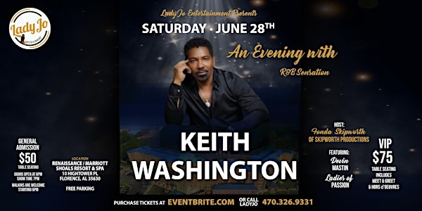 A SPECTACULAR EVENING WITH KEITH WASHINGTON | Renaissance Shoals Conference Center