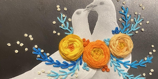 Embroidery on Postcards and Photographs | ART EMERGENCY