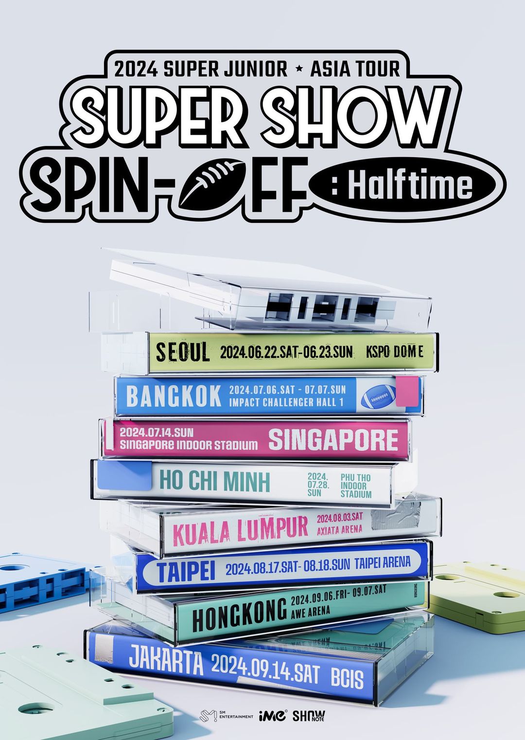 SUPER JUNIOR (スーパージュニア) バンコクコンサート2024｜SUPER SHOW SPIN-OFF : Halftime in Bangkok | Impact Challenger