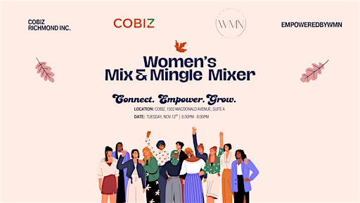 Women's Mix & Mingle Business Mixer: | CoBiz Richmond, Inc.