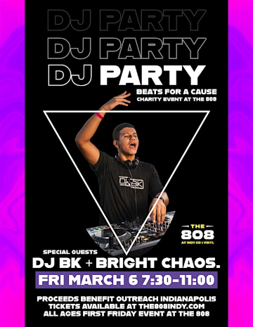 Beats For A Cause: Charity DJ Party at The 808 | The 808 at Indy CD & Vinyl