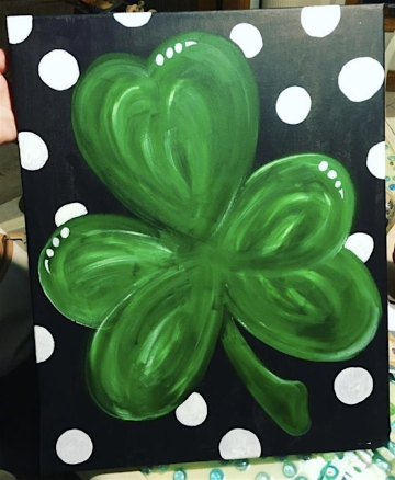Paint with Ashley Blake “Get Your Shamrock On” Paint Night | The Tap Room