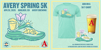 Avery Spring 5k | Avery Brewing | 2026 CO Brewery Running Series | Avery Brewing Company