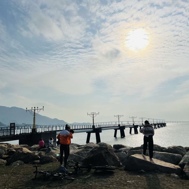 機塲日落黄昏