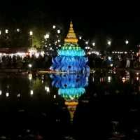 ลอยกระทงเผาเทียนเล่นไฟจังหวัดสุโขทัย 