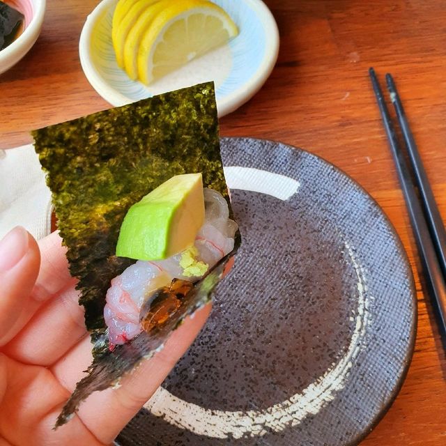 딱새우회가 정말 싱싱하고 맛있는 제주 '우미노식탁'