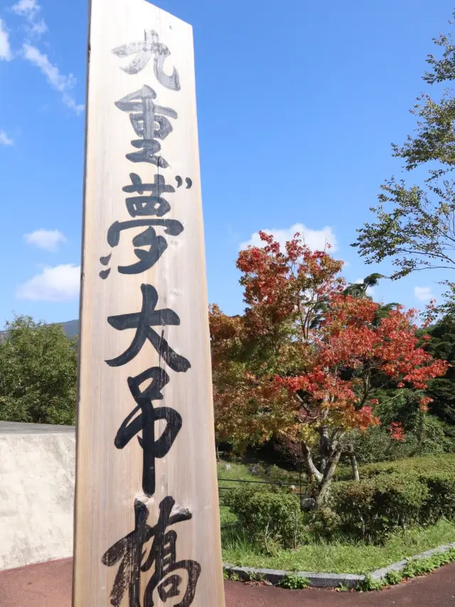 夢大吊橋で絶景紅葉！