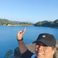 Needle hill and stunning view of Shing mun water reservoir 