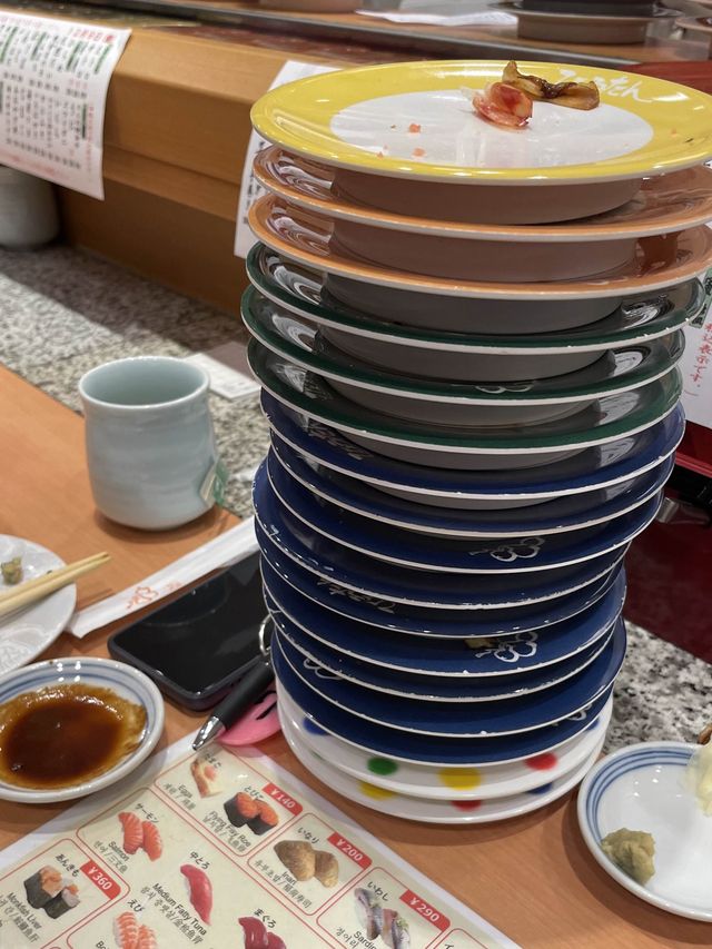 후쿠오카 가성비 스시 맛집 “효탄 회전 스시“🍣
