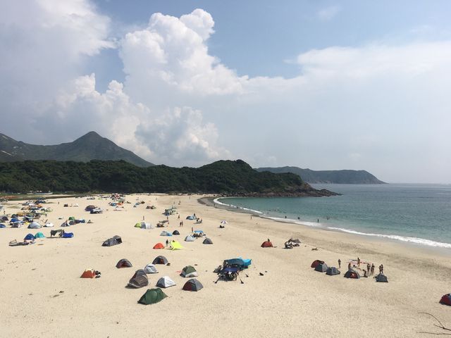 One night camping at Ham Tin
