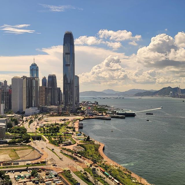 Grand Hyatt Hotel in Wan Chai, located on the waterfront, also connected to convention center
