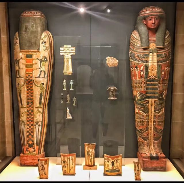 Egyptian collection at Louvre Museum 