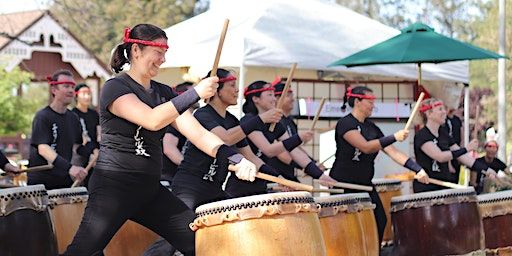 Intro to Taiko: The Art of Traditional Japanese Drumming (song: Hachijo) | Emeryville Taiko's dojo space in Oakland Chinatown