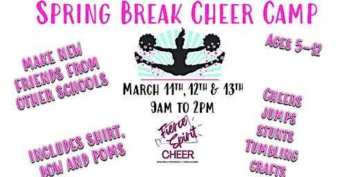 Fierce Spirit Cheer Spring Break Camp | American Leadership Academy, Gilbert South K-6