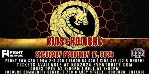 New Frontier Presents: King of Kombat 2024 | Cobourg Community Centre