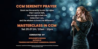 Master Class for Singers | Orchard Central