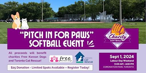 "Pitch In for Paws" Charity Softball Event | Coronation Park