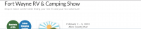 Fort Wayne RV Camping Show 2025 | Allen County War Memorial Coliseum, Indiana, USA