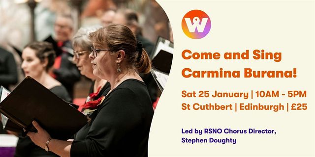 "Come and Sing" Carmina Burana with Waverley Care | The Parish Church of St Cuthbert