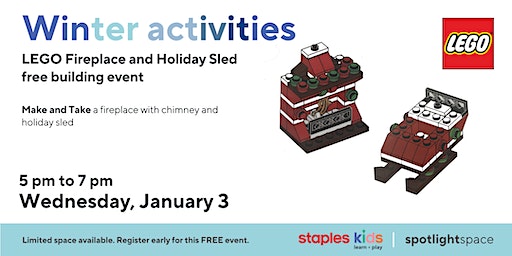 LEGO Fireplace and Holiday sled | Staples Oakville