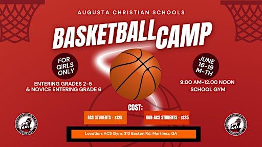 2025 Augusta Christian Elementary Girls Basketball Camp | Augusta Christian Schools Main Campus