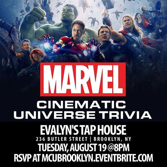 Marvel Cinematic Universe Trivia | Evalyn's Tap House