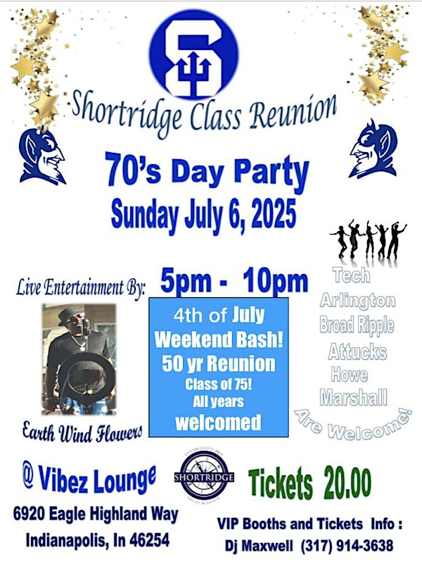 SHORTRIDGE 50 CLASS Reunion | 6920 Eagle Highlands Way