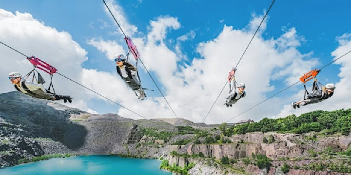 Velocity Zipwire Challenge | Zip World Penrhyn Quarry