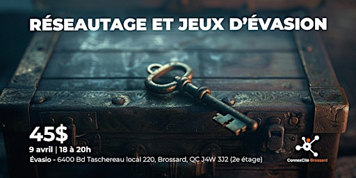 Réseautage et jeux d’évasion chez Évasio Brossard | 6400 Bd Taschereau local 220