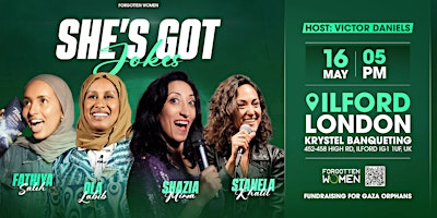 'She's Got Jokes' Stand-up Comedy Show in Ilford London | Krystel Banqueting