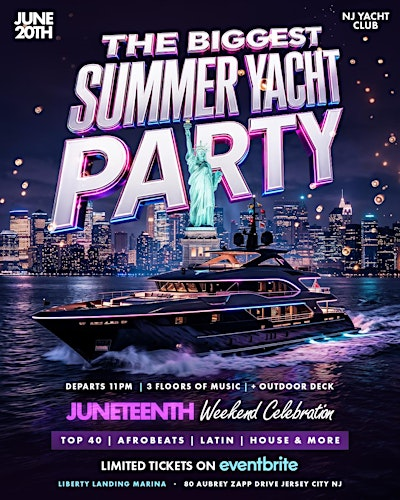 The Official 2026  NJ Yacht Club June Party | 80 Audrey Zapp Dr