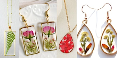 Pressed Flower & Resin Jewelry | Jenkins Arboretum & Gardens