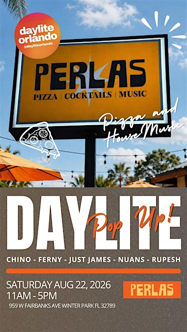 Daylite's Pizza Popup Party  at Perlas - August 22 | Perla's Pizza