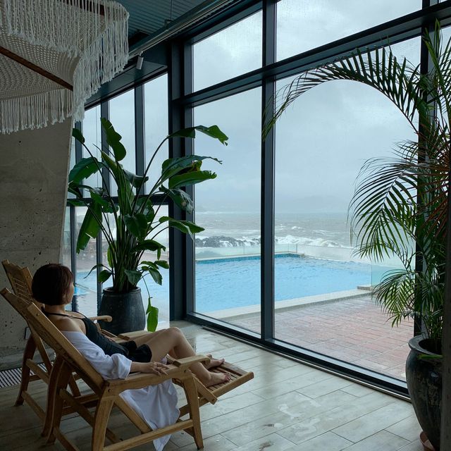 침대에서 바다가 보이는 오션뷰숙소🌊