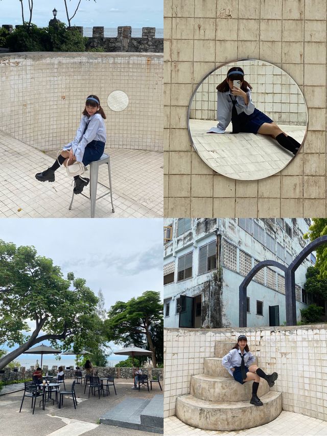 🏚️คาเฟ่หลายมิติ💥จากตึกร้างสู่ทะเลส่วนตัว🌊วิวดีเ