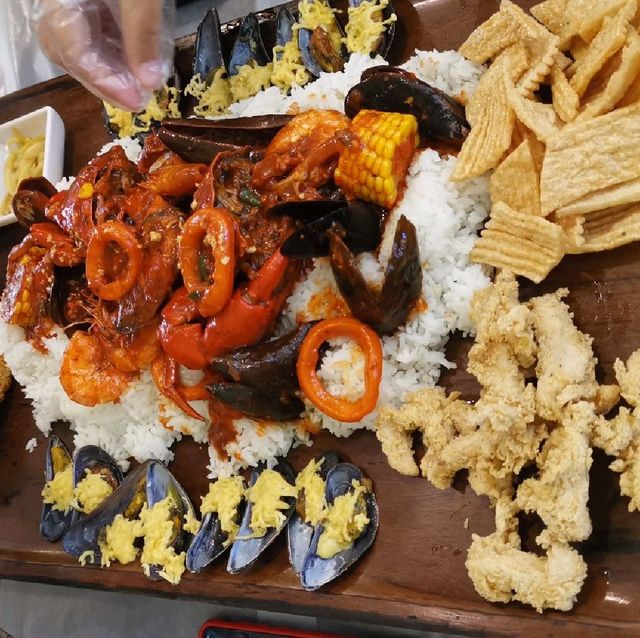 Seafood Tail Palao. 😋😋😋😋