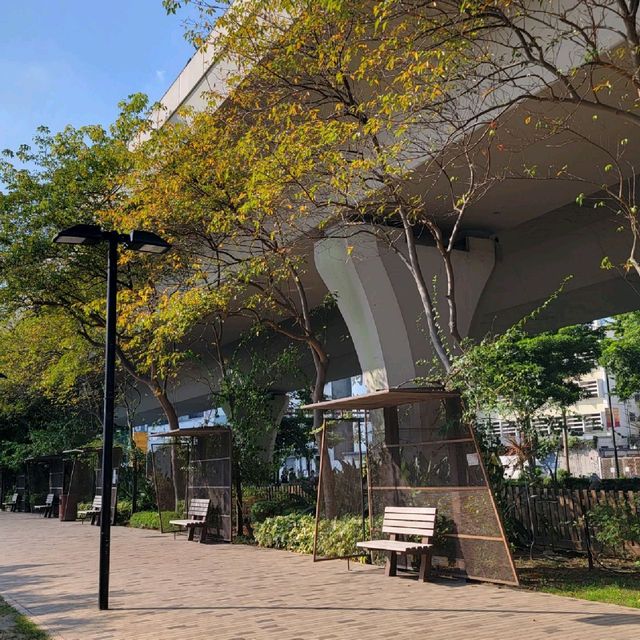쿤통산책로, 공업지구에 위치한 힐링 장소