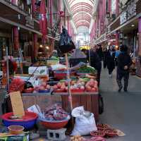 Market in day and Pub at night 